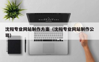 镇江沈阳专业网站制作方案（沈阳专业网站制作公司）